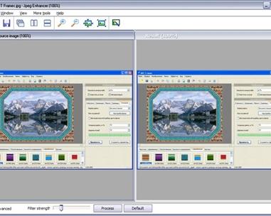 Jpeg Enhancer -- программа реставрации изображений с высокой степенью компрессии